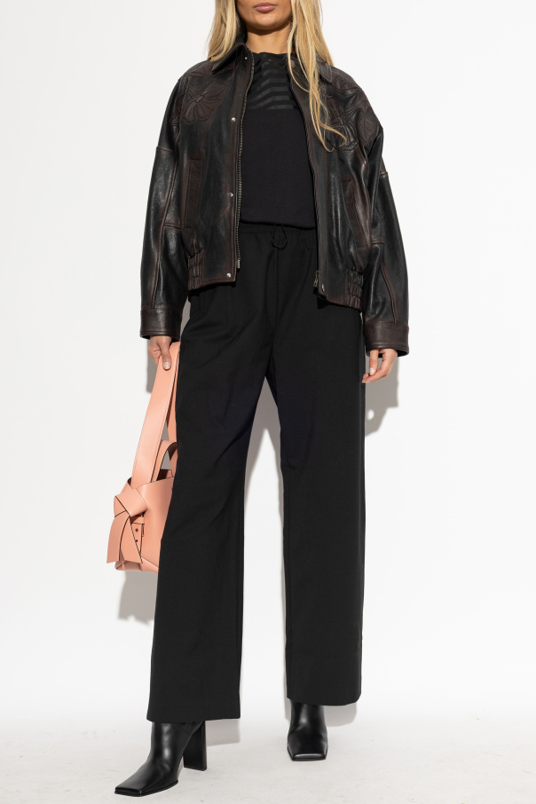 Golden Goose Decorative jacket with a vintage effect