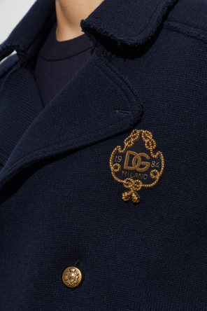 Dolce & Gabbana Wool cardigan with appliqué