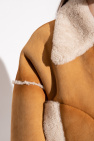 HALFBOY Cropped shearling coat