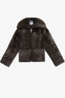 HALFBOY GREY Loose-fitting shearling jacket