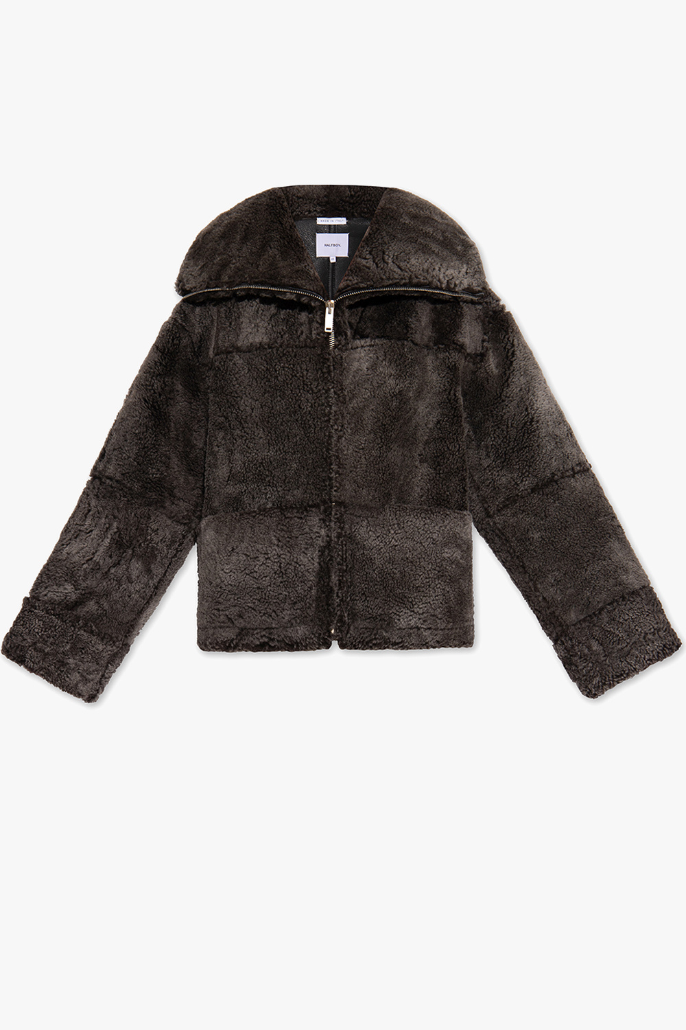 HALFBOY Loose-fitting shearling jacket