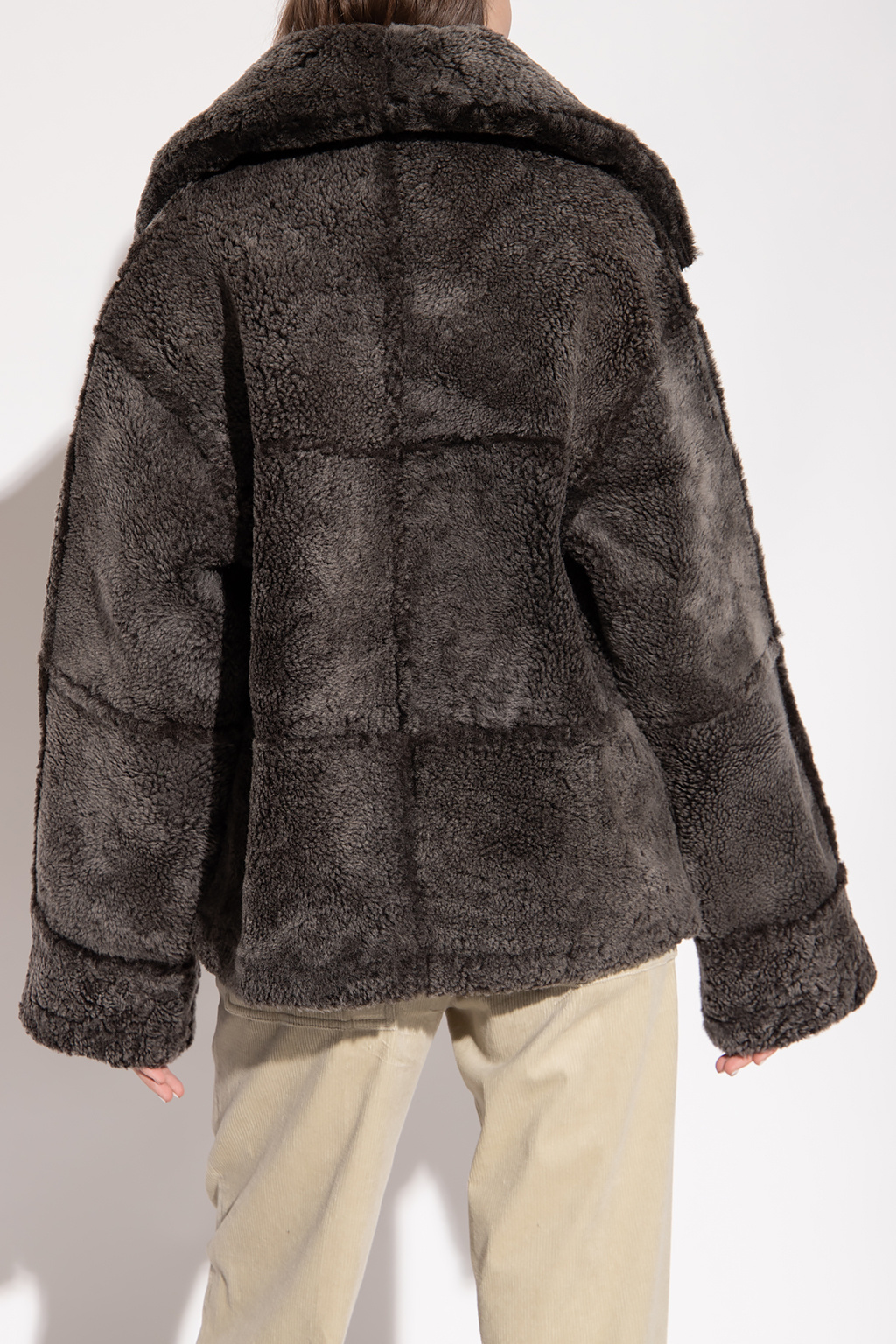 HALFBOY Loose-fitting shearling jacket