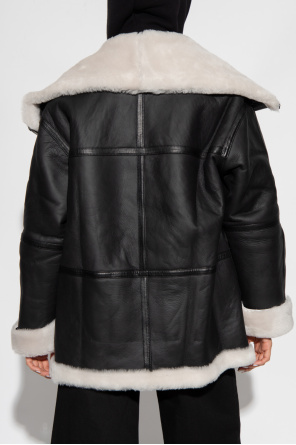 HALFBOY Loose-fitting shearling jacket
