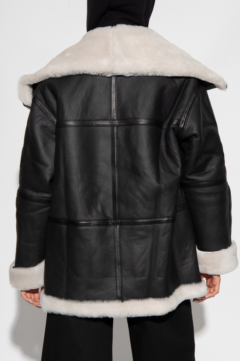 HALFBOY Loose-fitting shearling jacket