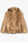 HALFBOY BROWN Faux fur jacket