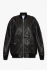 HALFBOY Leather bomber jacket