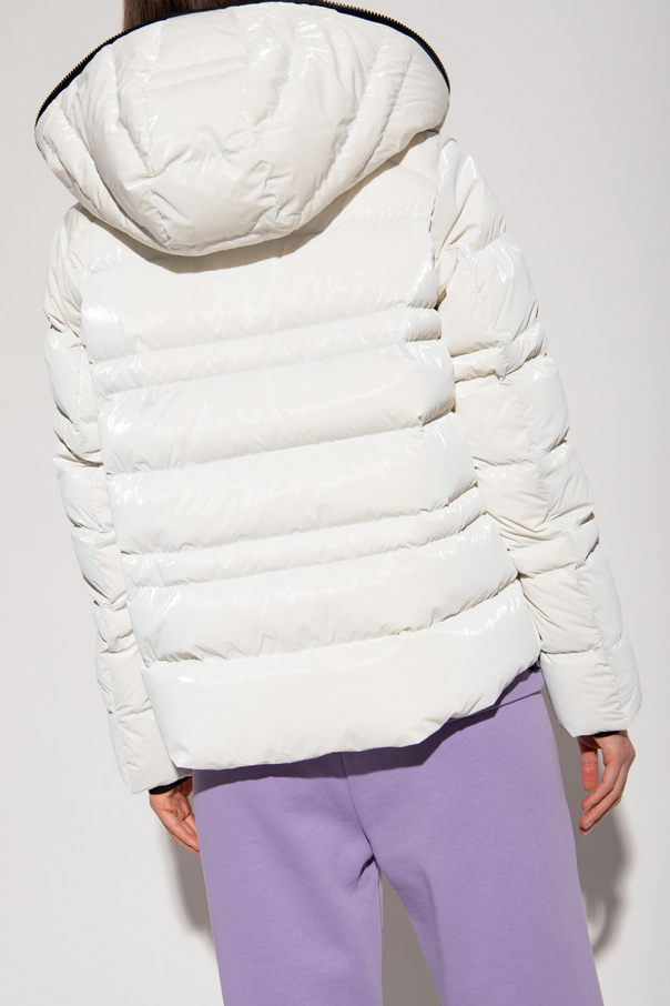 moncler tharon glossy quilted puffer