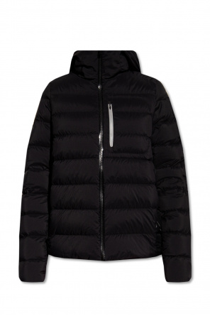 Hooded Knit Down Jacket
