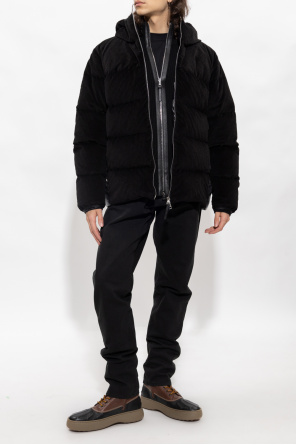 Down jacket with logo od Moncler