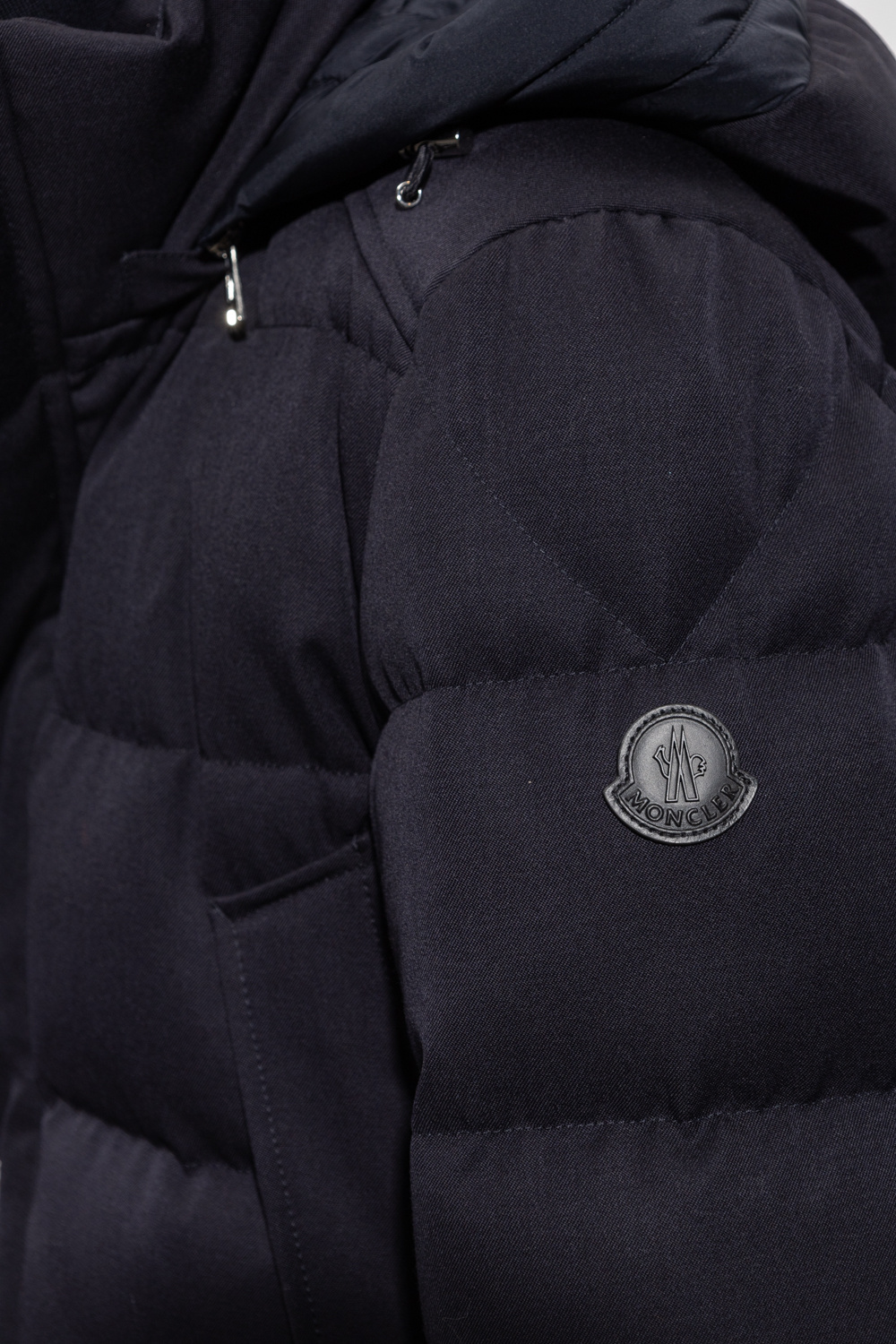 MONCLER MONTGENEVRE Classic Classic 100% Virgin wool Grey Short Down Jacket  Montgenevre