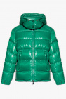 The North Face two-tone zip-up down jacket