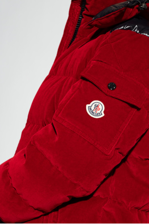 Moncler ‘Labas’ velvet down Shirt jacket