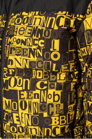 Moncler Grenoble closed logo print drawstring hoodie item