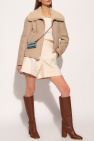 Ami Alexandre Mattiussi Shearling jacket with collar