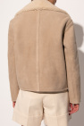 Ami Alexandre Mattiussi Shearling jacket with collar
