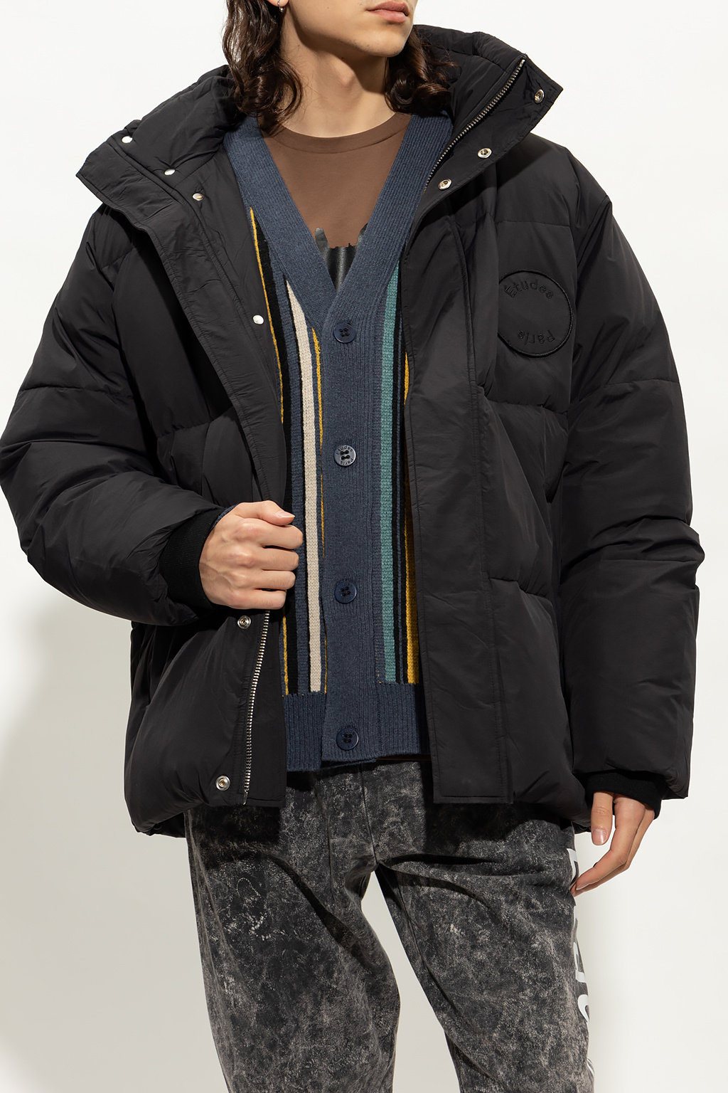 Etudes Down jacket with logo