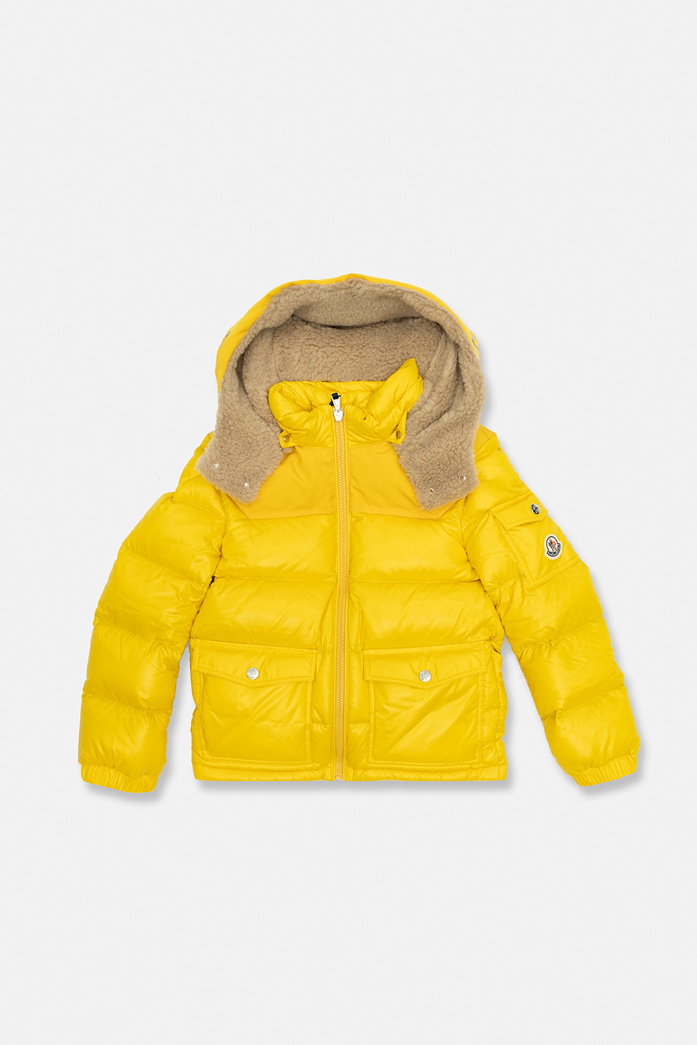 Moncler Enfant ‘Guazy’ cropped down jacket with hood