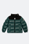 Moncler Enfant GREEN ‘Adilie’ jacket with stand collar