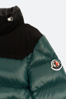 Moncler Enfant GREEN ‘Adilie’ jacket with stand collar