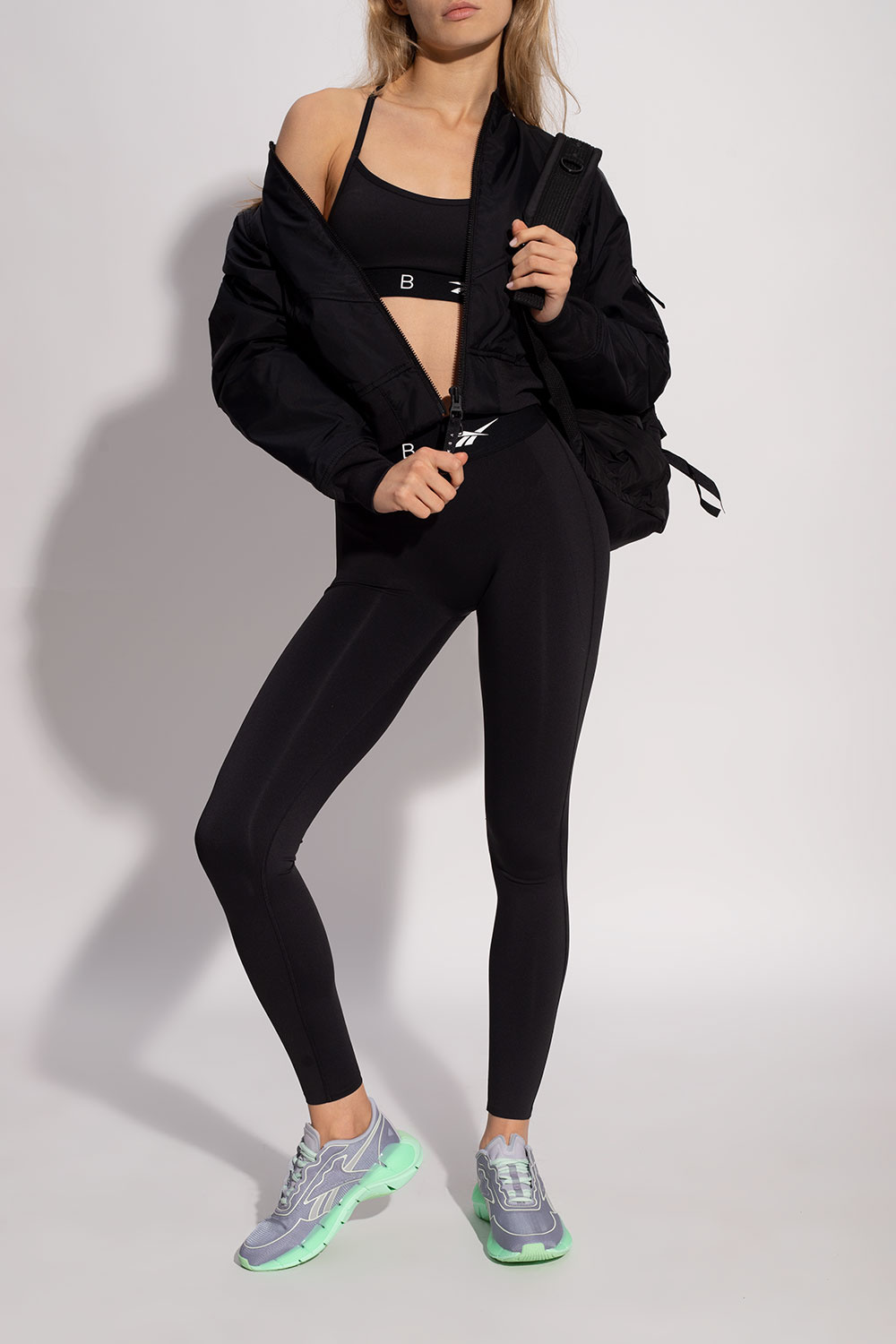 Black Bomber jacket motion Reebok x Victoria Beckham - IetpShops