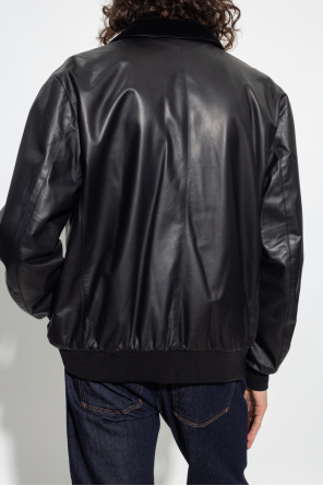 Giorgio Boots armani Leather jacket