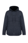 Emporio Armani Hooded shearling jacket