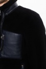 Loewe BLACK Leather shearling jacket