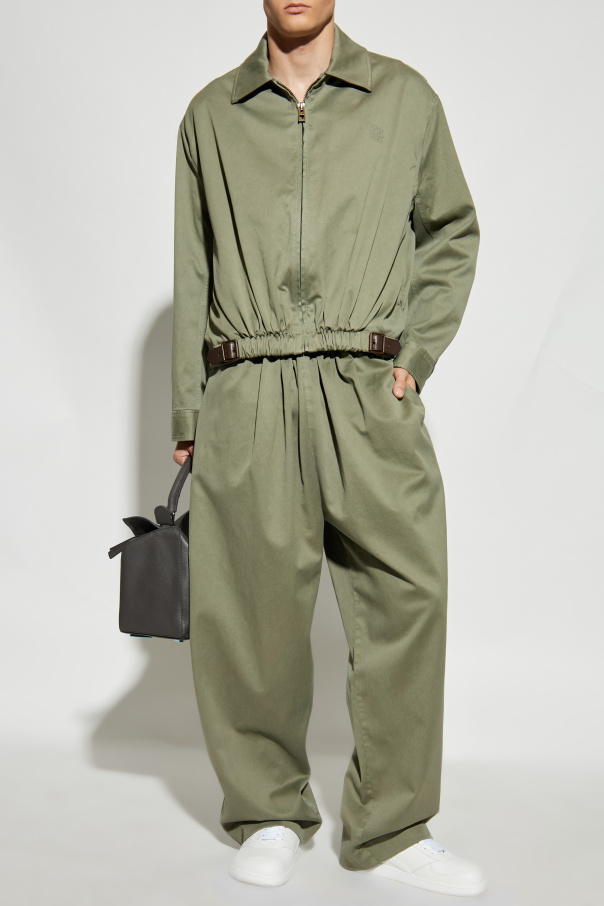 Loewe Chaqueta con logo bordado