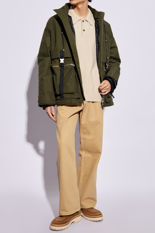 loewe Slippers Parka with multiple pockets