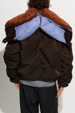 Loewe Insulated Hooded Bomber Jacket by Loewe