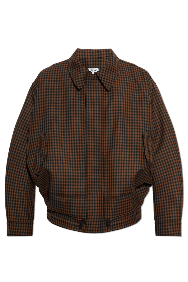 Wool jacket with collar od Loewe