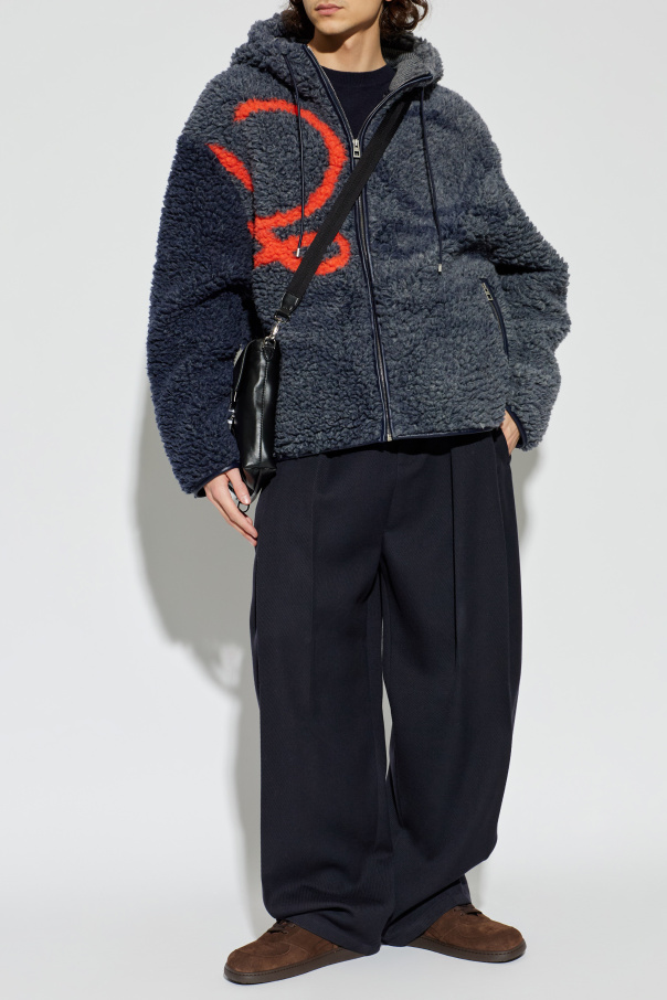 Loewe Fleece mit Kapuze