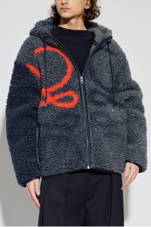 Loewe Fleece mit Kapuze
