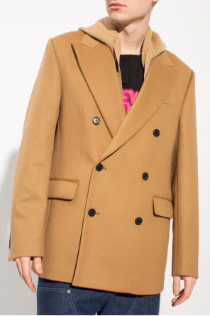 loewe zip-up yellowed coat