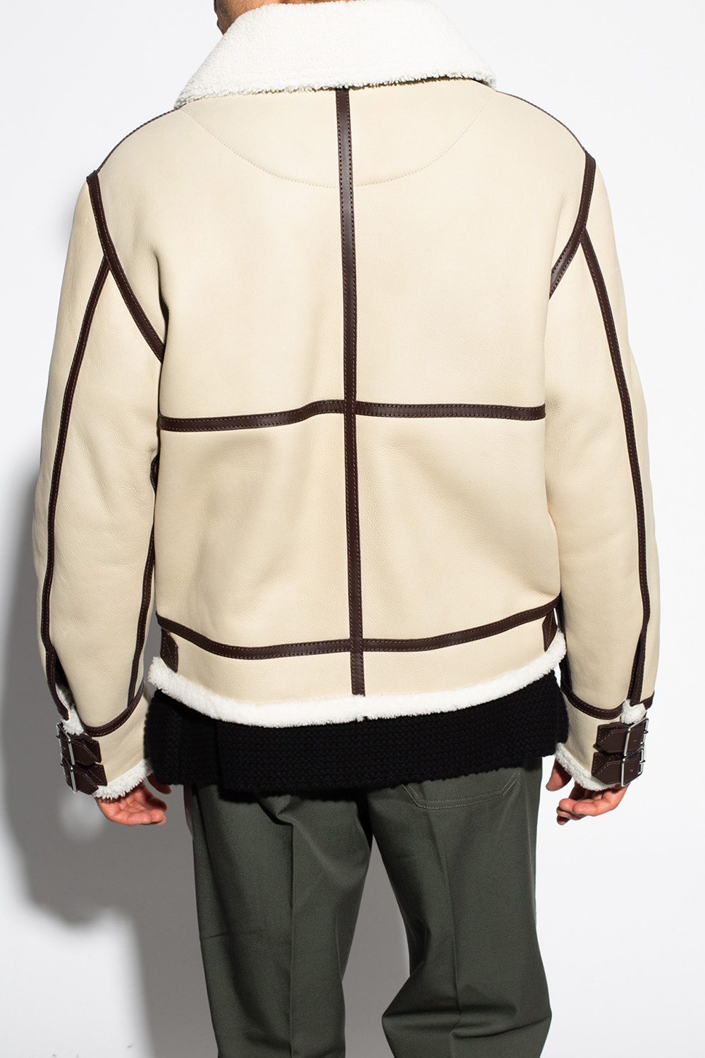 loewe GATE Shearling jacket with pockets