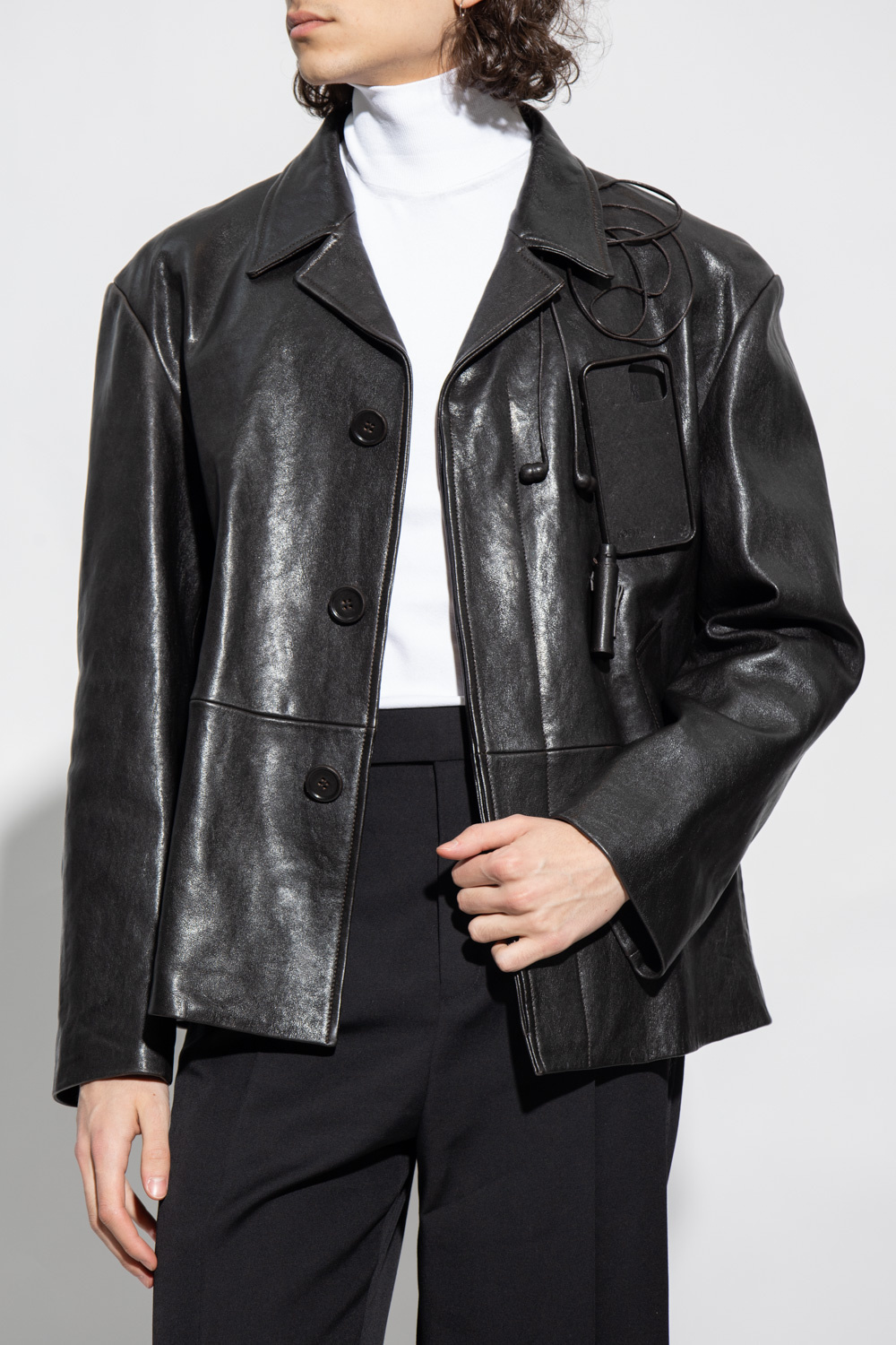 Loewe 'Objects' leather jacket