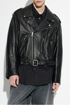 Loewe Leather insulated jacket
