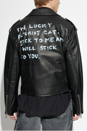 Loewe Leather insulated jacket