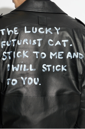 Loewe Leather insulated jacket