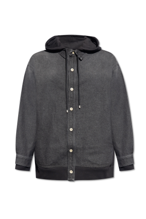 Denim jacket with hood od Loewe