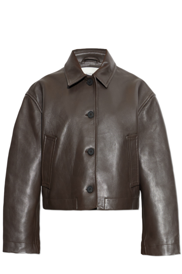 Leather jacket `Hain` od Studio Nicholson