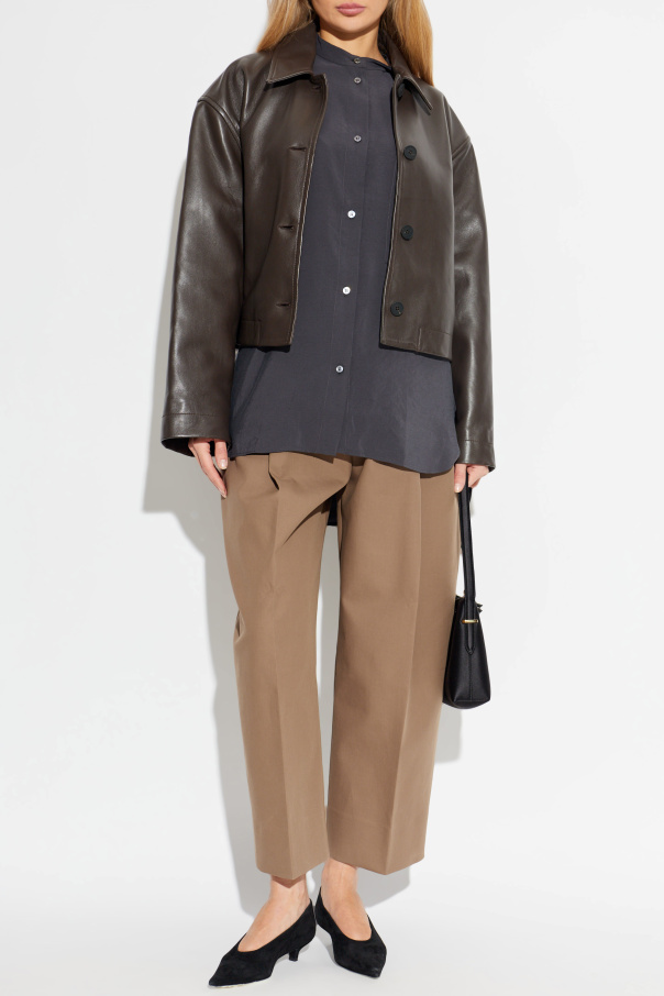 Studio Nicholson Leather jacket `Hain`