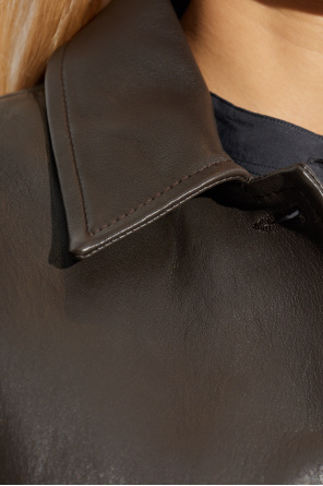 Studio Nicholson Leather jacket `Hain`