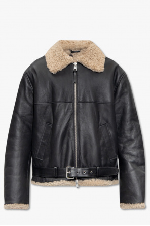 ‘hamel’ shearling jacket od AllSaints
