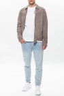 AllSaints GREY ‘Hampden’ suede jacket