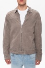 AllSaints GREY ‘Hampden’ suede jacket