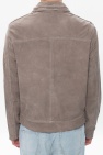AllSaints GREY ‘Hampden’ suede jacket