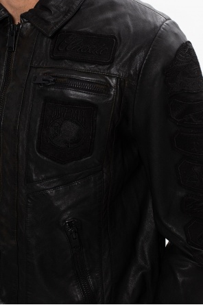 AllSaints ‘Harley’ leather bon jacket