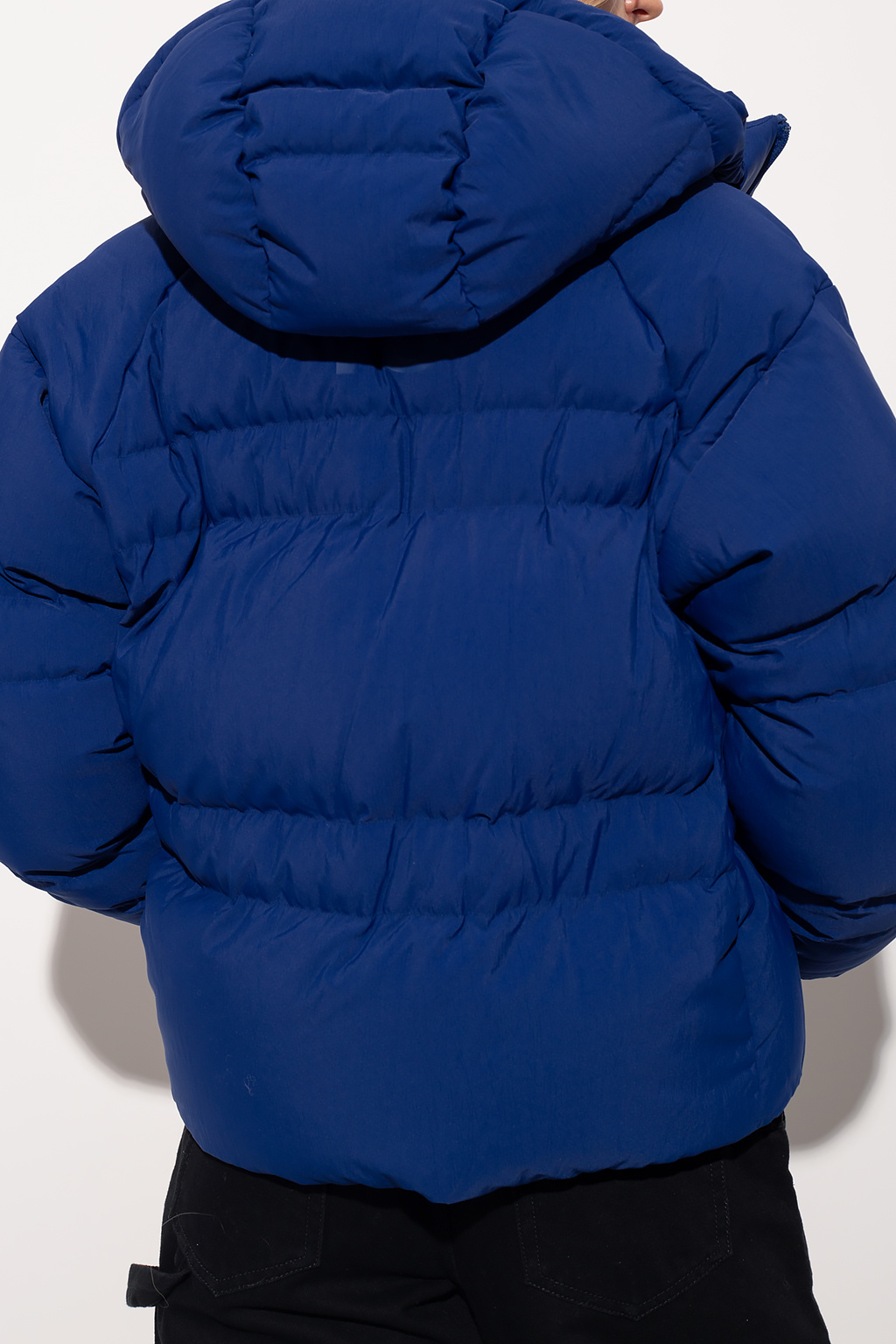 Reversible cotton and nylon jacket Down jacket