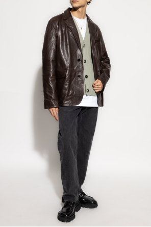 Leather blazer od Ami Alexandre Mattiussi